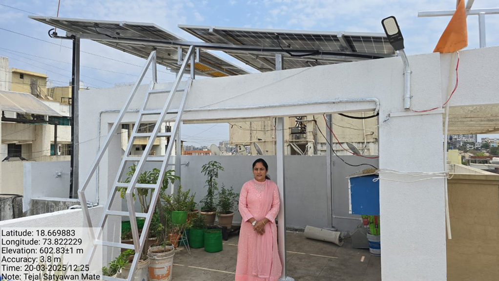 5KW Rooftop Solar System , Pune - Jadhavvadi Tejal Mate 1